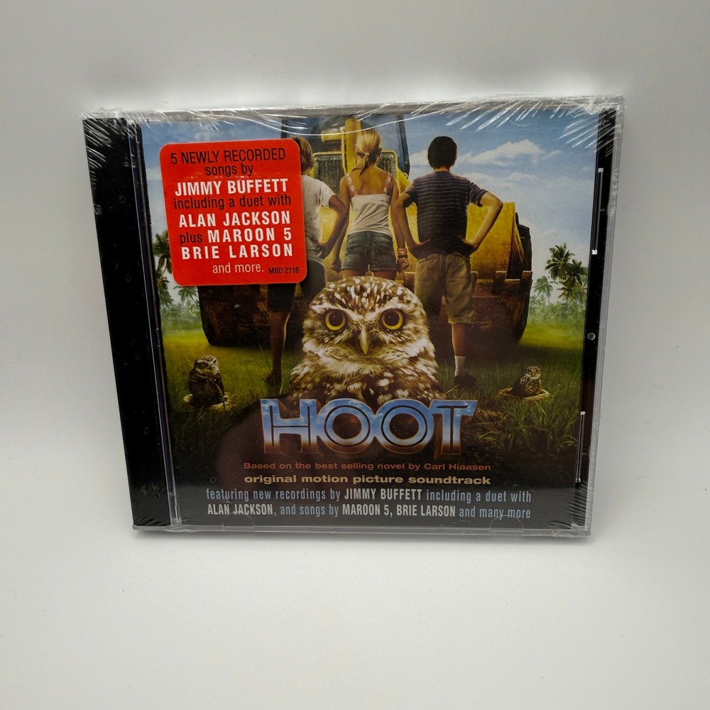 Hoot Movie Soundtrack CD Jimmy Buffett Alan Jackson Maroon 5 Brie Larson MBD2116